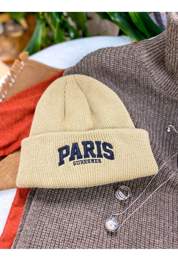 2319-1020-BEST- ' PARIS ' 刺繡 ‧ 冷帽 (韓國)-